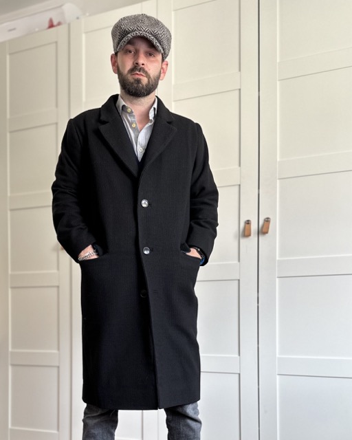cappotto da uomo su misura tradizionale